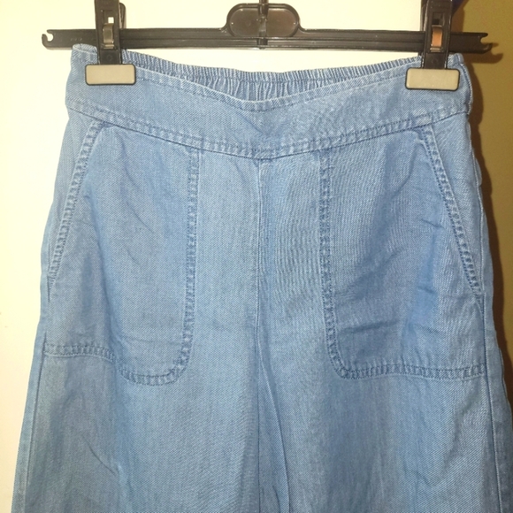 BP lightweight summer denim high waist wide leg loose fit jeans XS - Picture 2 of 9